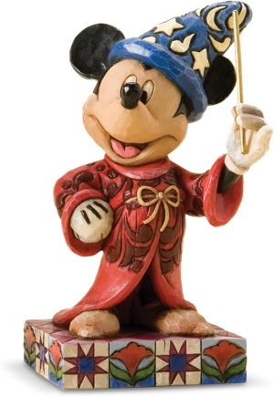 Sorcerer Mickey Figurine by Jim Shore Hand Painted Fantasia Collectible