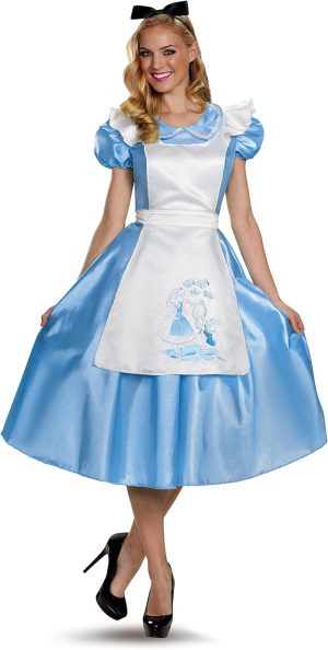 Classic Alice In Wonderland Deluxe Adult Costume