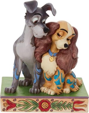 Lady and the Tramp Love Figurine by Jim Shore Hand Painted Collectible