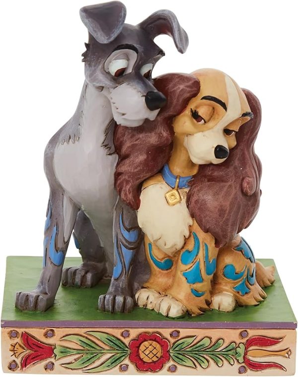 Lady and the Tramp Love Figurine by Jim Shore Hand Painted Collectible