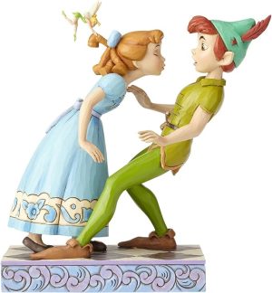 65th Anniversary Peter Pan and Wendy Figurine by Jim Shore Hand Painted Collectible