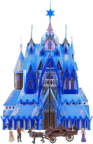 Disney Frozen 2 Magic Light & Music Castle Playset Includes with Interactive Rooms & Features