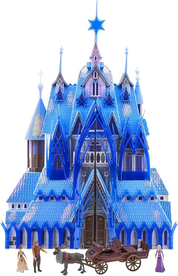 Disney Frozen 2 Magic Light & Music Castle Playset Includes with Interactive Rooms & Features