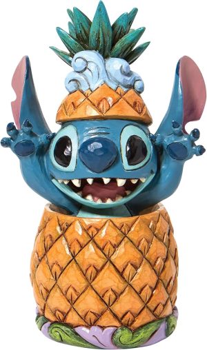 “Pineapple Pal” Lilo and Stitch Figurine Hand Painted Collectible