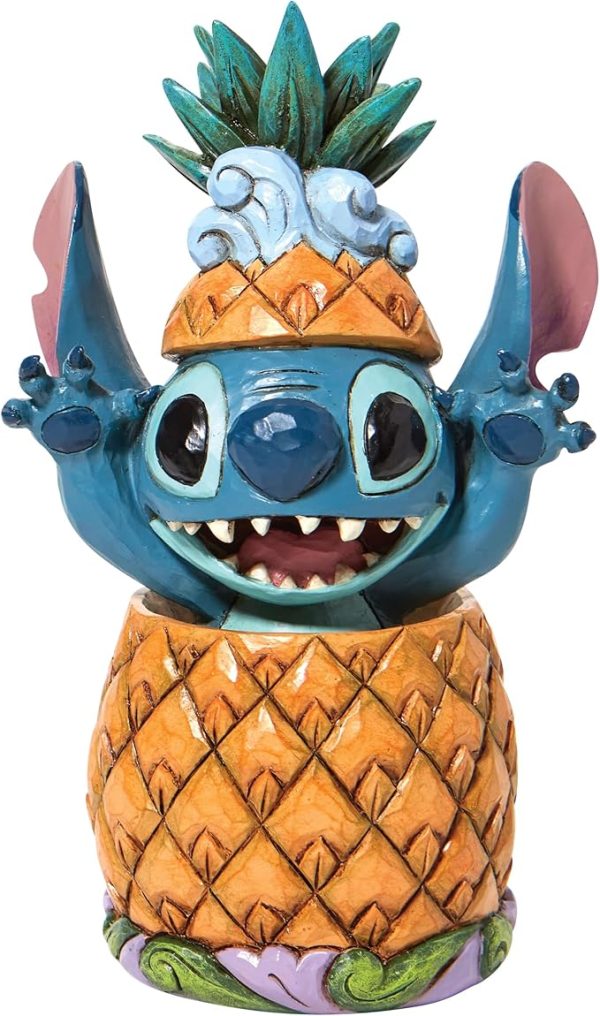 “Pineapple Pal” Lilo and Stitch Figurine Hand Painted Collectible