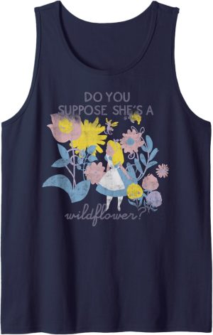 Disney Alice In Wonderland Do You Suppose She's A Wildflower Tank Top