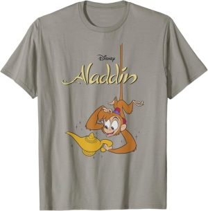 Disney Aladdin Magic Lamp & Abu Classic T-Shirt