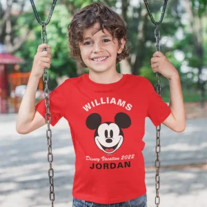 Classic Mickey Mouse Family Vacation & Year T-Shirt
