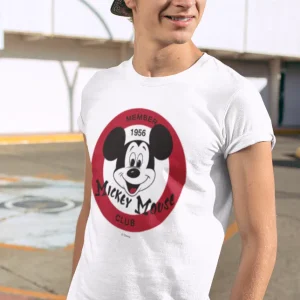 Mickey Mouse Club Retro Logo Design T-Shirt