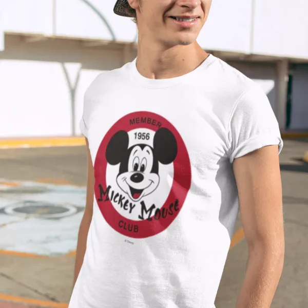 Mickey Mouse Club Retro Logo Design T-Shirt
