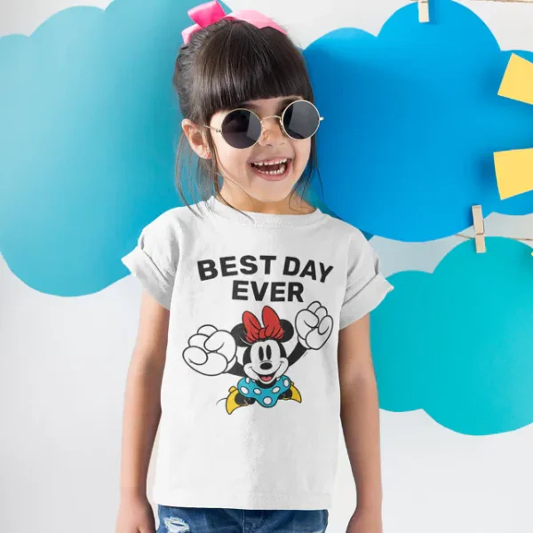 Minnie Mouse Best Day Ever Girls T-Shirt