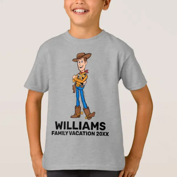 Toy Story Woody Boys Family Vacation T-Shirt